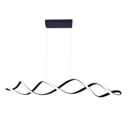 Lampadario LED a sospensione con filo INFINITO LED/43W/230V nero