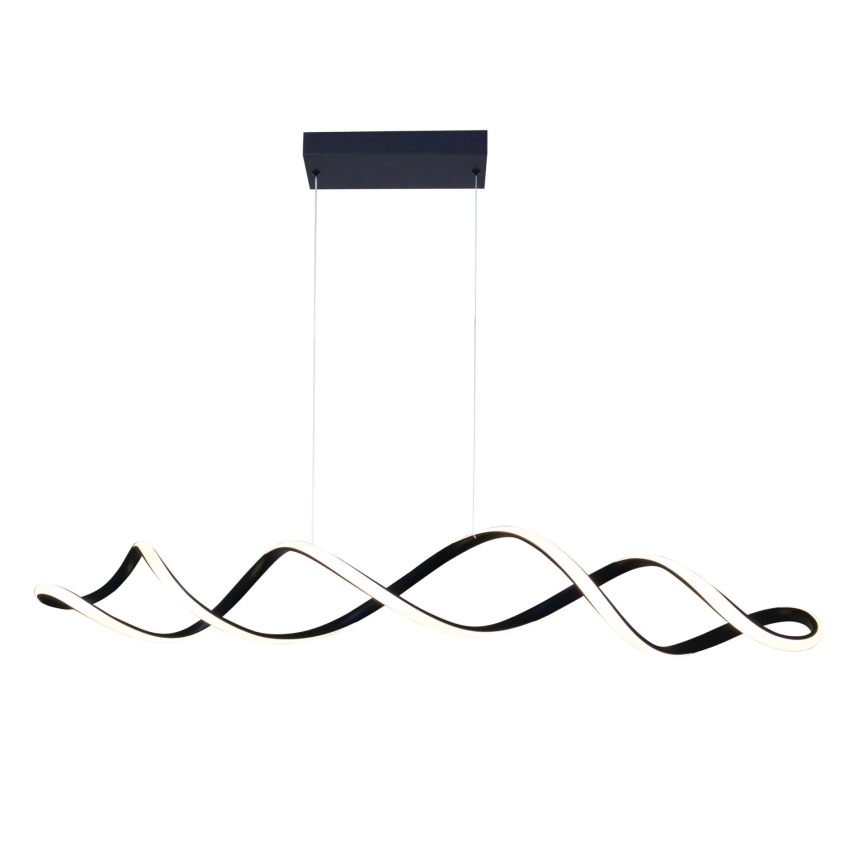 Lampadario LED a sospensione con filo INFINITO LED/43W/230V nero