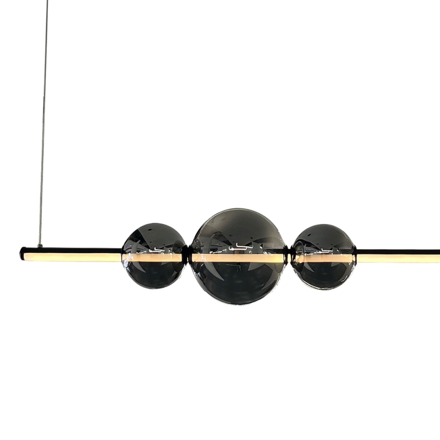 Lampadario LED a sospensione con filo KUGEL LED/30W/230V nero