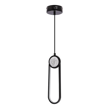 Lampadario LED a sospensione con filo LACRIMA LED/15W/230V 3000K nero