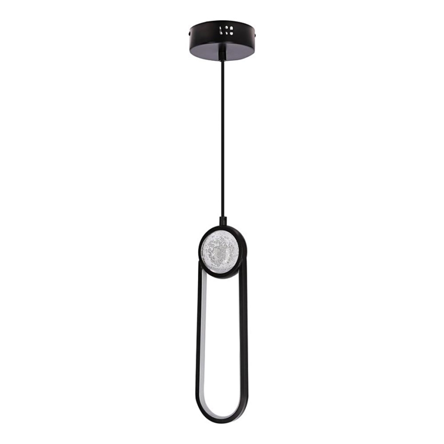 Lampadario LED a sospensione con filo LACRIMA LED/15W/230V 3000K nero