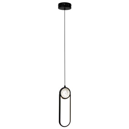 Lampadario LED a sospensione con filo LACRIMA LED/15W/230V 3000K nero