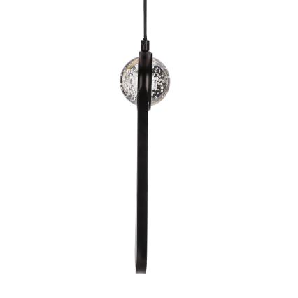 Lampadario LED a sospensione con filo LACRIMA LED/15W/230V 3000K nero
