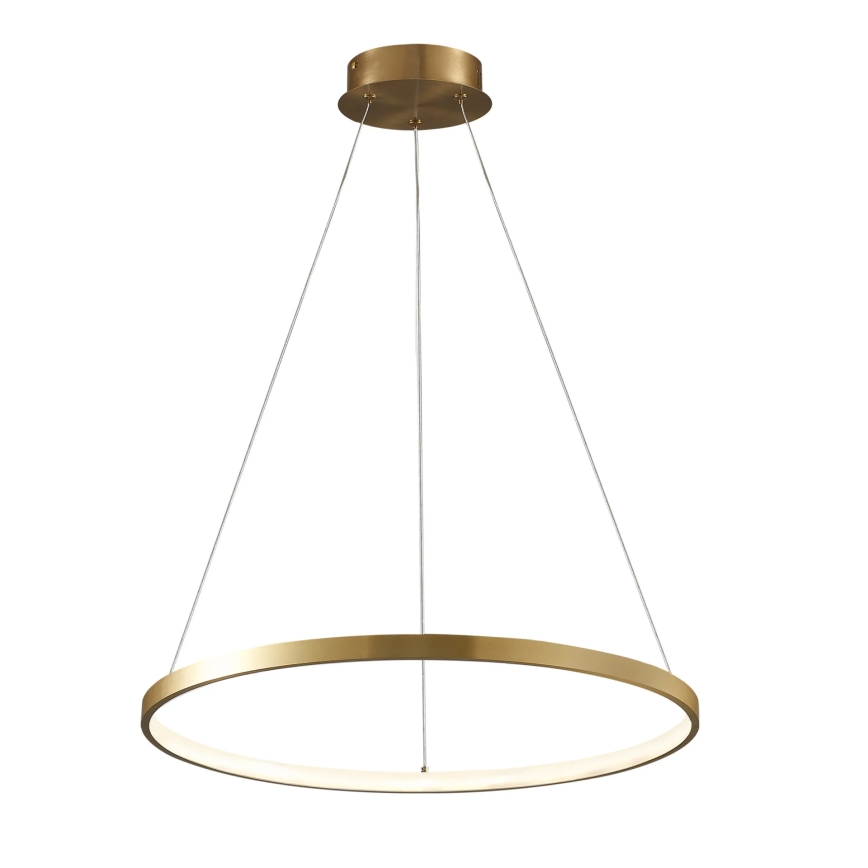 Lampadario LED a sospensione con filo LEA LED/20W/230V 4000K diametro 50 cm oro