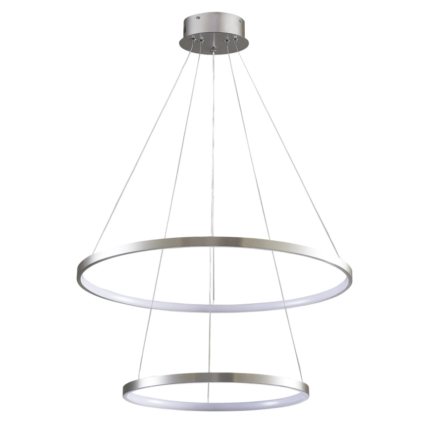 Lampadario LED a sospensione con filo LEA LED/35W/230V 4000K diametro 60 cm cromo opaco