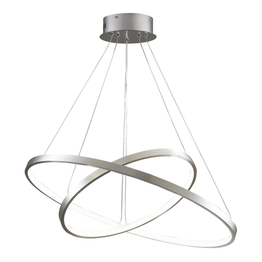 Lampadario LED a sospensione con filo LEA LED/35W/230V 4000K diametro 60 cm cromo opaco