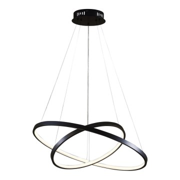 Lampadario LED a sospensione con filo LEA LED/35W/230V 4000K diametro 60 cm nero