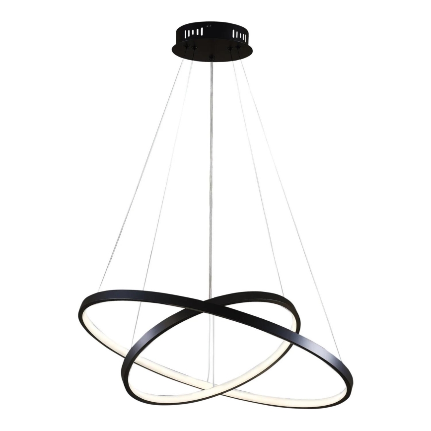 Lampadario LED a sospensione con filo LEA LED/35W/230V 4000K diametro 60 cm nero