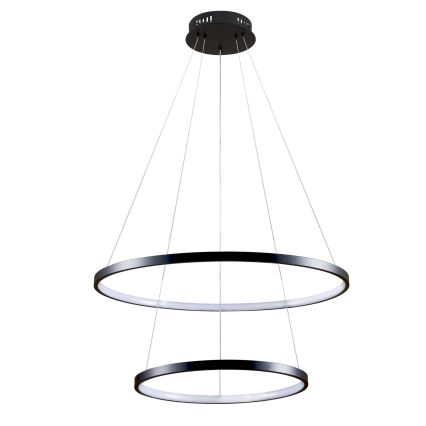 Lampadario LED a sospensione con filo LEA LED/35W/230V 4000K diametro 60 cm nero