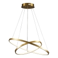 Lampadario LED a sospensione con filo LEA LED/35W/230V 4000K diametro 60 cm oro