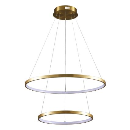 Lampadario LED a sospensione con filo LEA LED/35W/230V 4000K diametro 60 cm oro