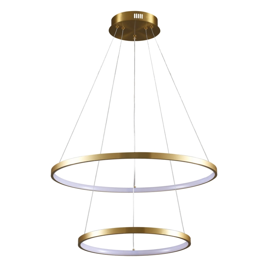 Lampadario LED a sospensione con filo LEA LED/35W/230V 4000K diametro 60 cm oro