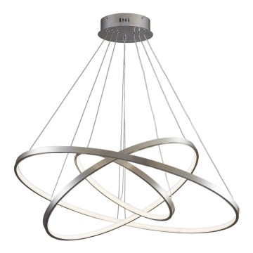 Lampadario LED a sospensione con filo LEA LED/60W/230V 4000K diametro 80 cm cromo opaco