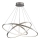 Lampadario LED a sospensione con filo LEA LED/60W/230V 4000K diametro 80 cm cromo opaco