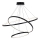 Lampadario LED a sospensione con filo LEA LED/60W/230V 4000K diametro 80 cm nero