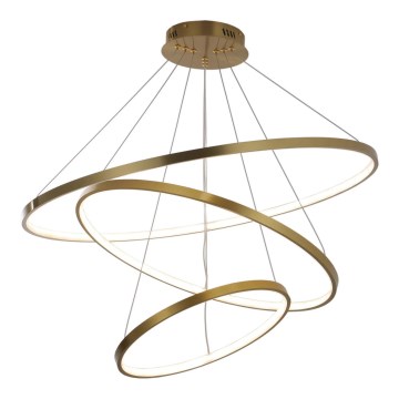 Lampadario LED a sospensione con filo LEA LED/60W/230V 4000K diametro 80 cm oro
