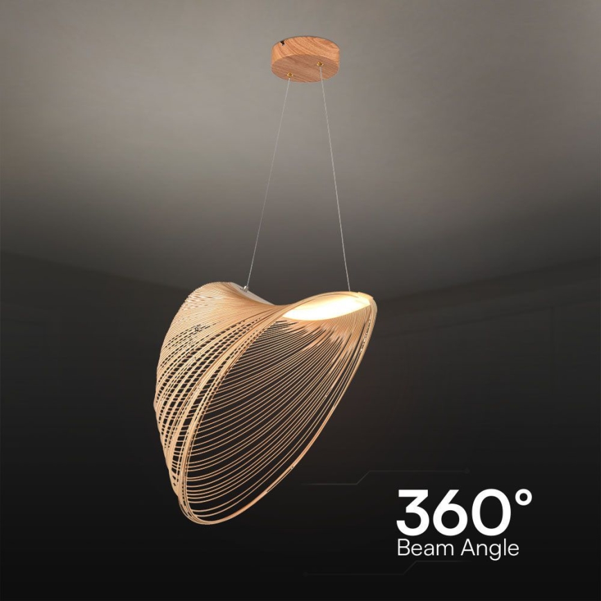 Lampadario LED a sospensione con filo LED/10W/230V 3000K beige