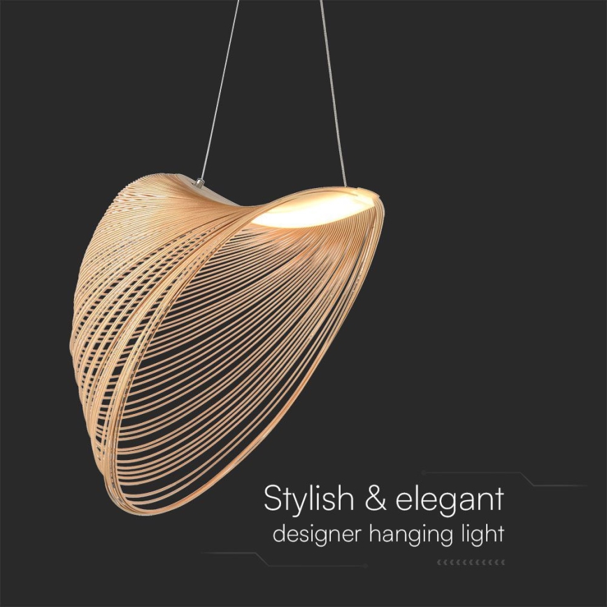 Lampadario LED a sospensione con filo LED/10W/230V 3000K beige