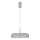 Lampadario LED a sospensione con filo LED/10W/230V 3000K cromo lucido diametro 35 cm