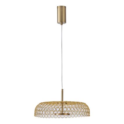 Lampadario LED a sospensione con filo LED/10W/230V 3000K oro diametro 35 cm