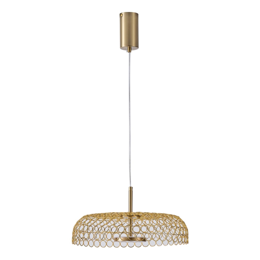 Lampadario LED a sospensione con filo LED/10W/230V 3000K oro diametro 35 cm