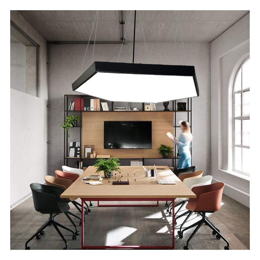 Lampadario LED a sospensione con filo LED/120W/230V 4000K diametro 120 cm