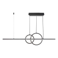 Lampadario LED a sospensione con filo LED/15W/230V 4000K 80 cm nero