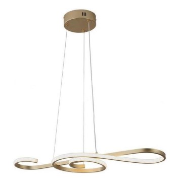 Lampadario LED a sospensione con filo LED/18W/230V 3000K oro