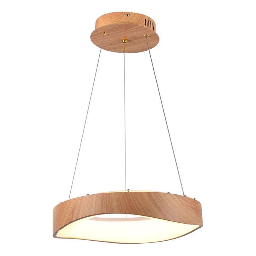 Lampadario LED a sospensione con filo LED/18W/230V 3000K ø 40 cm marrone