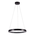 Lampadario LED a sospensione con filo LED/19W/230V 3000K nero