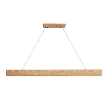 Lampadario LED a sospensione con filo LED/22W/230V 4000K 120 cm cenere/legno solido