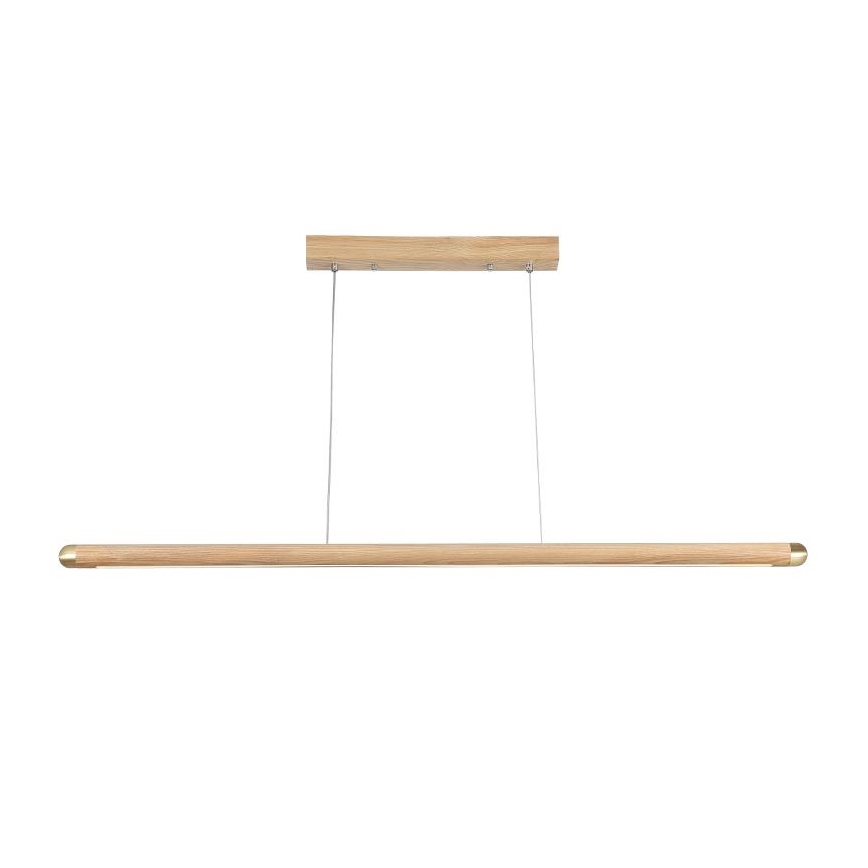 Lampadario LED a sospensione con filo LED/22W/230V 4000K 120 cm cenere/legno solido