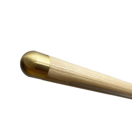 Lampadario LED a sospensione con filo LED/22W/230V 4000K 120 cm cenere/legno solido