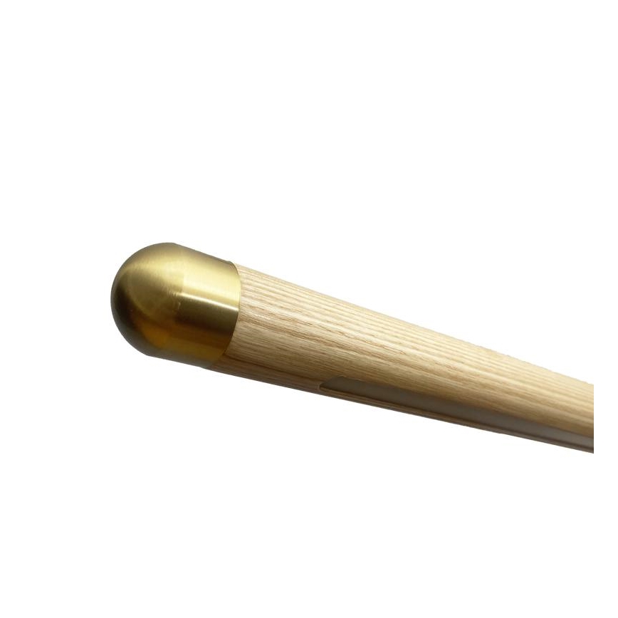 Lampadario LED a sospensione con filo LED/22W/230V 4000K 120 cm cenere/legno solido