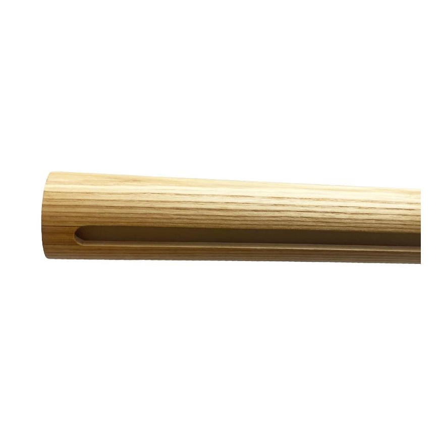 Lampadario LED a sospensione con filo LED/22W/230V 4000K 120 cm cenere/legno solido