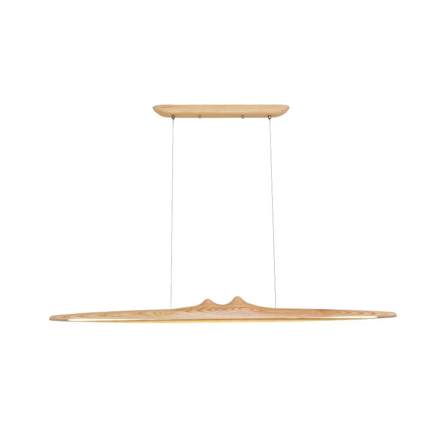 Lampadario LED a sospensione con filo LED/22W/230V 4000K 120 cm cenere/legno solido
