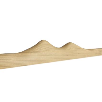 Lampadario LED a sospensione con filo LED/22W/230V 4000K 120 cm cenere/legno solido