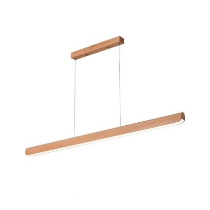 Lampadario LED a sospensione con filo LED/22W/230V 4000K 120 cm faggio/legno solido