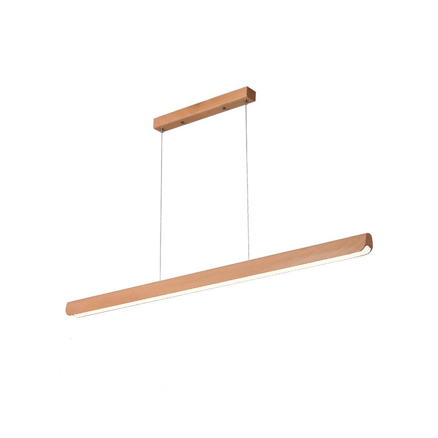 Lampadario LED a sospensione con filo LED/22W/230V 4000K 120 cm faggio/legno solido