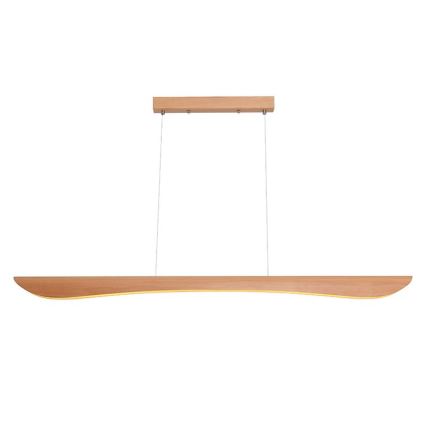 Lampadario LED a sospensione con filo LED/22W/230V 4000K 120 cm faggio/legno solido