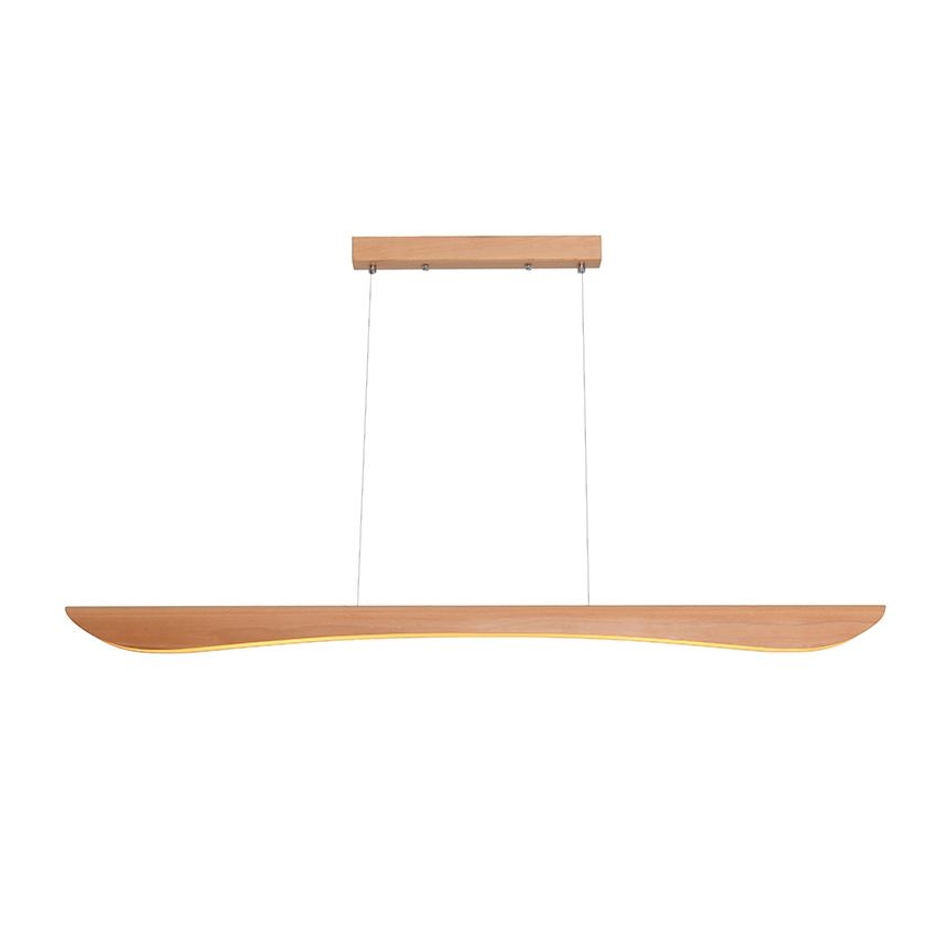 Lampadario LED a sospensione con filo LED/22W/230V 4000K 120 cm faggio/legno solido