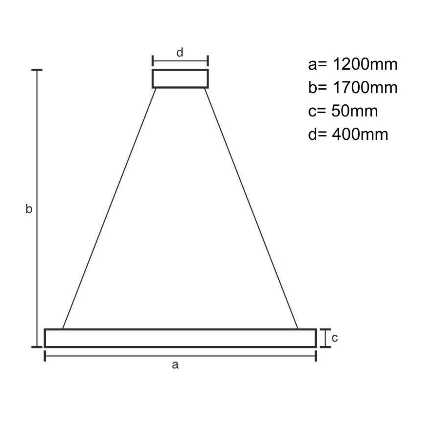 Lampadario LED a sospensione con filo LED/22W/230V 4000K 120 cm faggio/legno solido