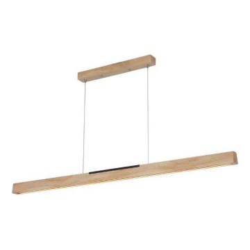 Lampadario LED a sospensione con filo LED/22W/230V 4000K 120 cm pino/legno solido