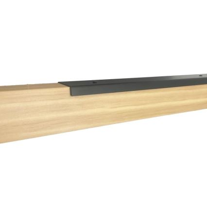 Lampadario LED a sospensione con filo LED/22W/230V 4000K 120 cm pino/legno solido