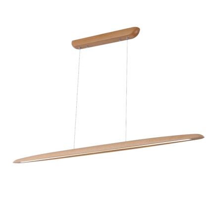 Lampadario LED a sospensione con filo LED/22W/230V 4000K 130 cm faggio/legno solido