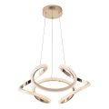 Lampadario LED a sospensione con filo LED/24W/230V 3000K 50x120 cm