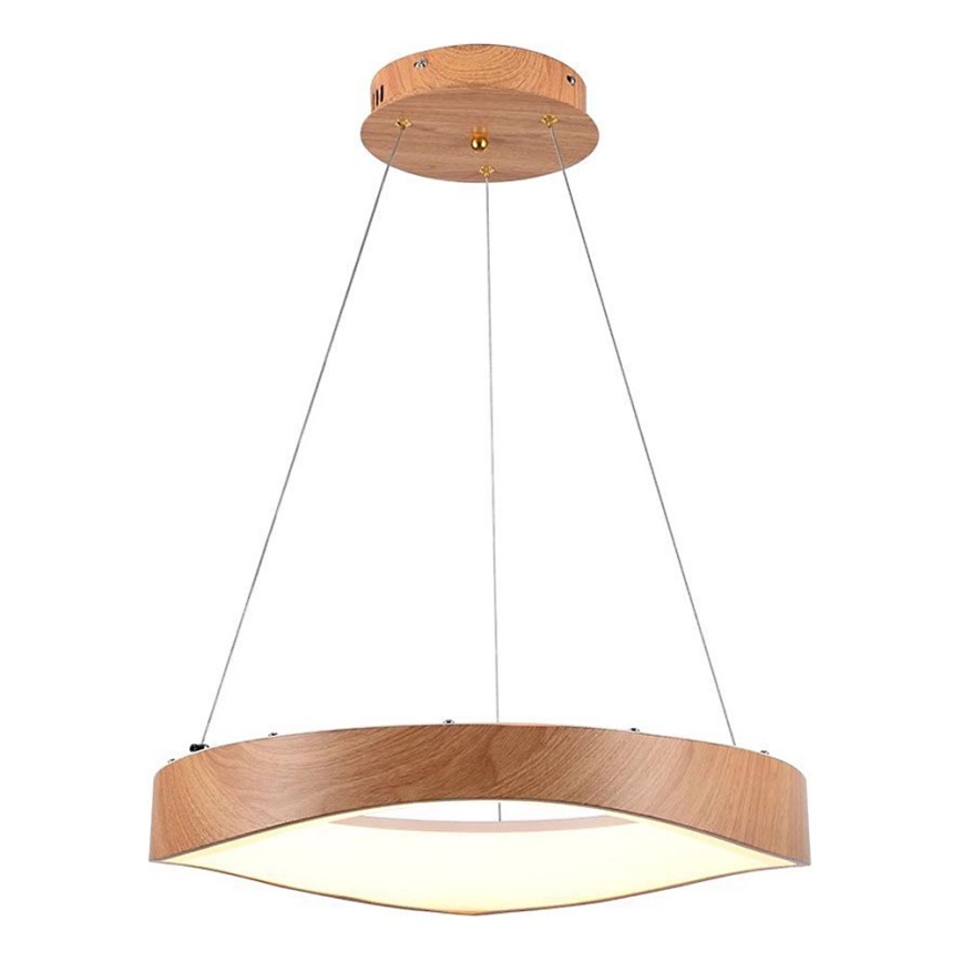Lampadario LED a sospensione con filo LED/25W/230V 3000K ø 50 cm marrone