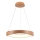 Lampadario LED a sospensione con filo LED/25W/230V 3000K ø 50 cm marrone