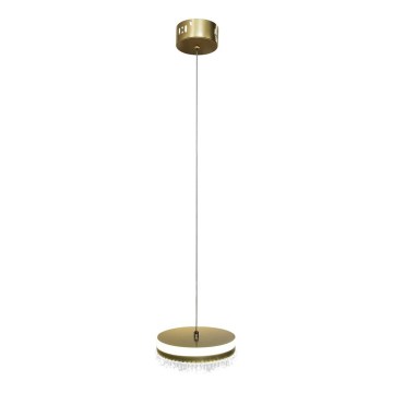 Lampadario LED a sospensione con filo LED/25W/230V diametro 20 cm oro