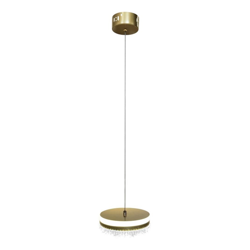 Lampadario LED a sospensione con filo LED/25W/230V diametro 20 cm oro